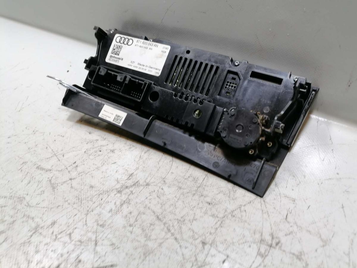 Audi A5 8T original Heizungsregulierung Klimabedienteil Bj.2009